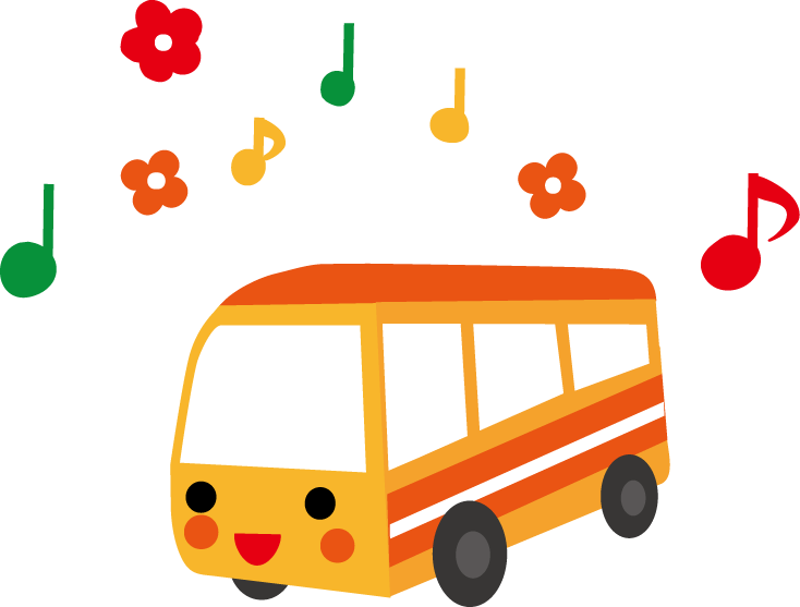 バス イラスト 名古屋 岐阜の観光バス貸切予約なら楽楽バス 幹事さんに楽 旅行も楽